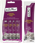 Fussie Cat Premium Tuna with Salmon in Goat Milk Puree, lickable cat Treats, 0.5oz Pouch Pack of 4 - Image 9
