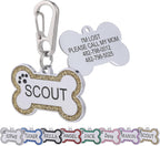 Lightweight personalized pet id tag for outdoor cats and dogs