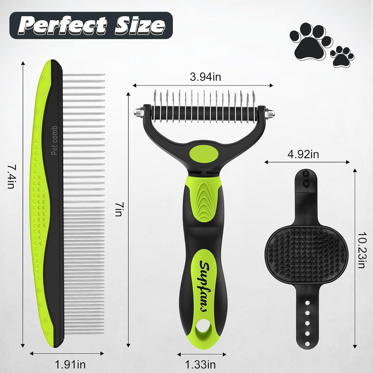 Complete USA-imported pet grooming tool set packaged for Indian pet owners.