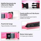 PcEoTllar dog collar with quick release buckle