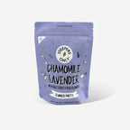 Steepers Only Slumber Party Chamomile Lavender Bedtime Herbal Tea front packaging view displaying product details