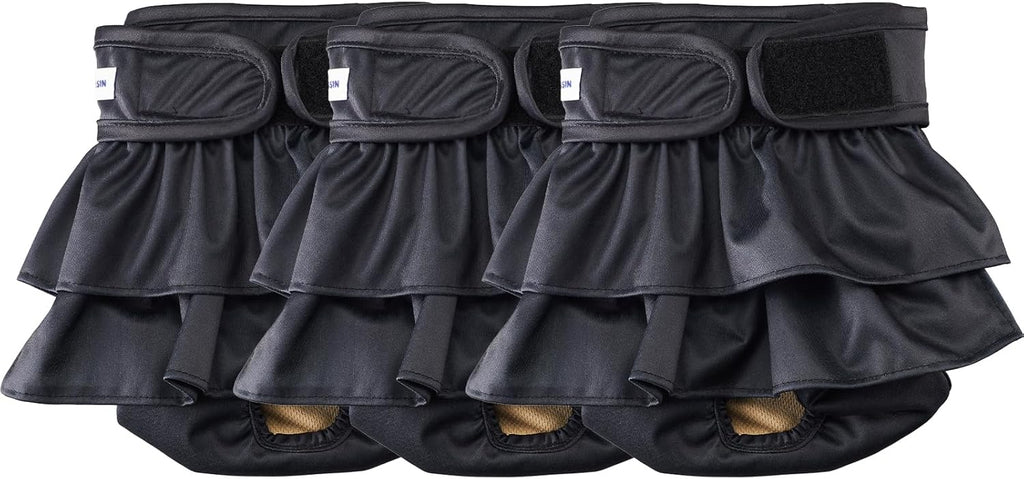 Reusable Dog Diapers Female Washable, Premium Doggie Diaper for Dogs, Pack of 3, Highly Absorbent Small Dog Diaper for Heat, Incontinence and Puppy Training(S) - Image 12