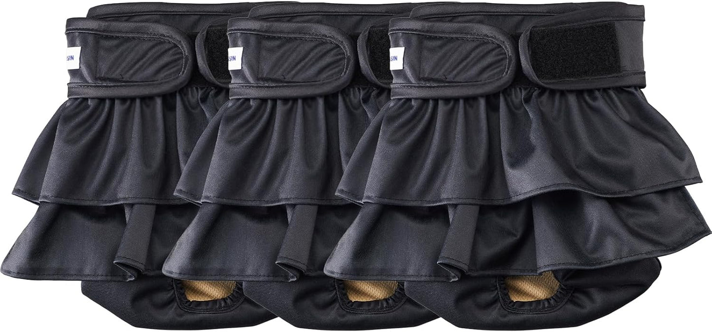 Reusable Dog Diapers Female Washable, Premium Doggie Diaper for Dogs, Pack of 3, Highly Absorbent Small Dog Diaper for Heat, Incontinence and Puppy Training(S) - Image 12
