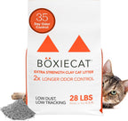 Boxie Unscented 30 Day Odor Control Clumping Clay Cat & Kitty Litter 16 lb, 99.9% Dust-Free, Hard Flat Top Clumps, No Fragrances No Fillers, Long-Lasting, Easy to Scoop - Image 10