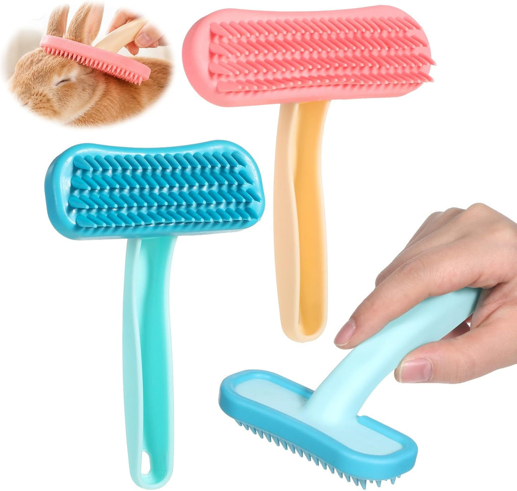 CartHome bunny brush for grooming front view