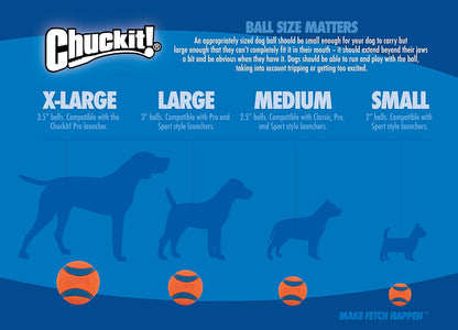 Chuckit! Air Fetch ball with treat inside