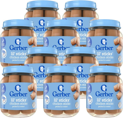 Gerber Mealtime for Baby Lil Sticks Chicken front view