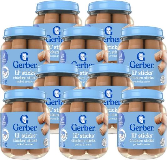 Gerber Mealtime for Baby Lil Sticks Chicken front view
