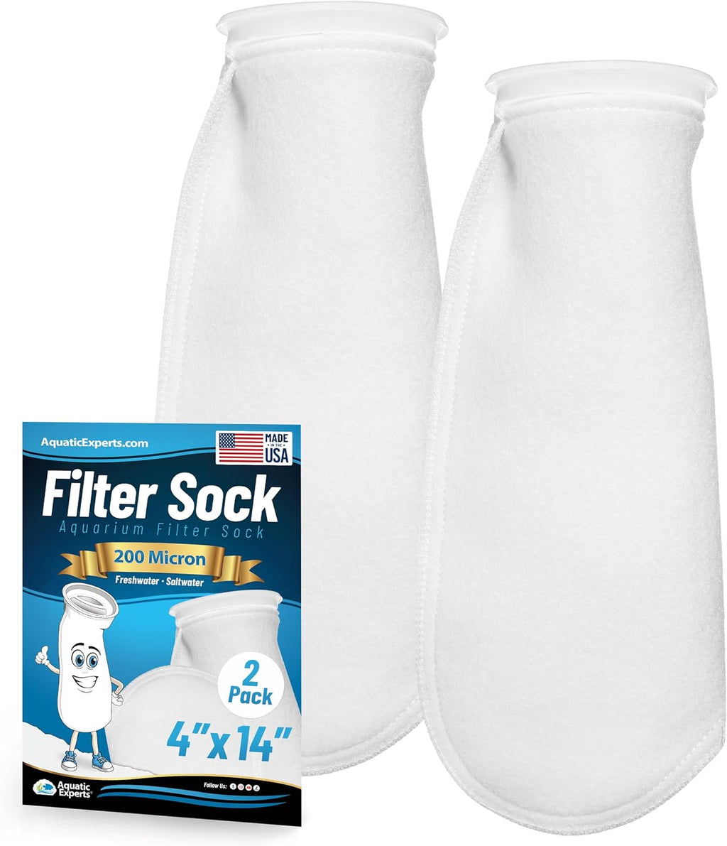 Aquatic Experts felt filter socks front view