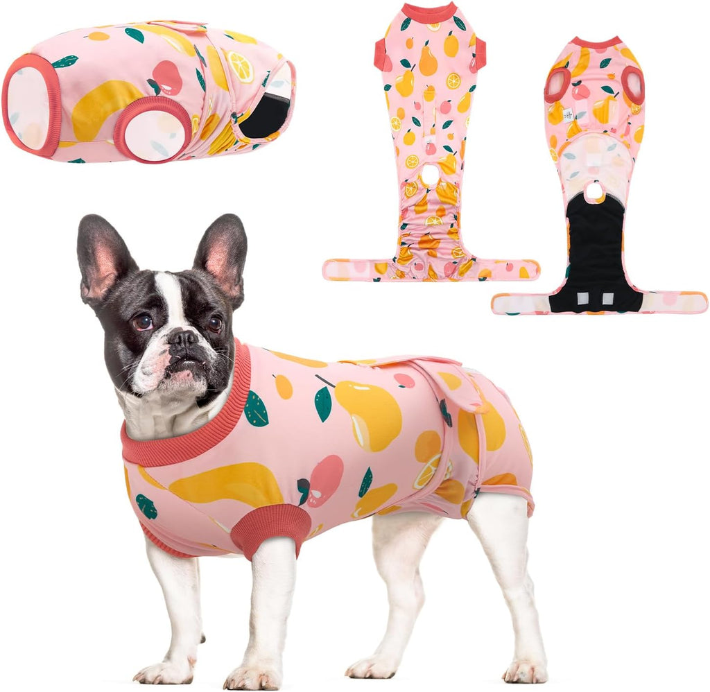 CuteBone Sunflower Pet Surgery Recovery Suit for Small Dogs Cats, Surgical Onesie for Female Pets, Anti-Licking Wound Suit E-Collar Alternative Post Operative Wear SSF13S - Image 14