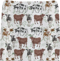 Hwmmbh watercolor cow baby changing pad cover front view