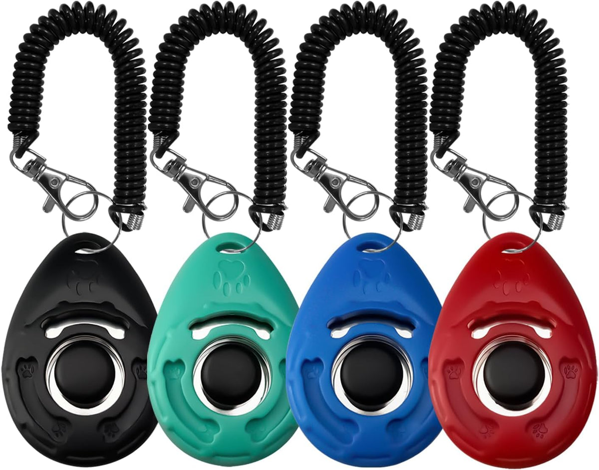 ABSONE training clickers for multiple pets including dogs cats and birds