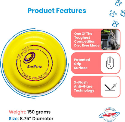 Side profile of Hyperflite SofFlite soft dog disc