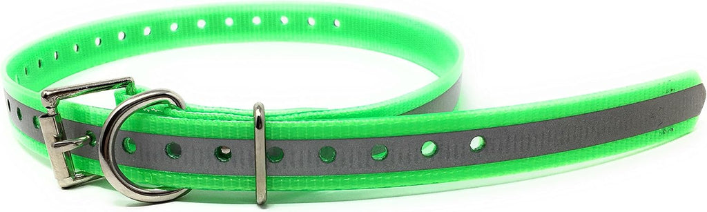 Sparky Pet Co collar strap being adjusted for dog size