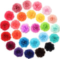 Willbond pet collar flowers front view colorful chiffon charms for dogs