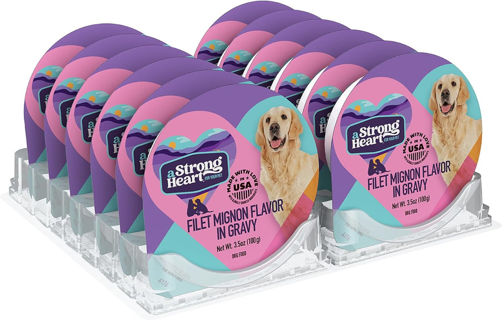 A Strong Heart Wet Dog Food Cups, Turkey Recipe - 3.5 oz Cups (Pack of 12), Made in The USA with Real Turkey - Image 12