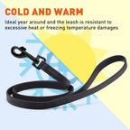 Dogline Biothane dog leash packaging label showing USA origin
