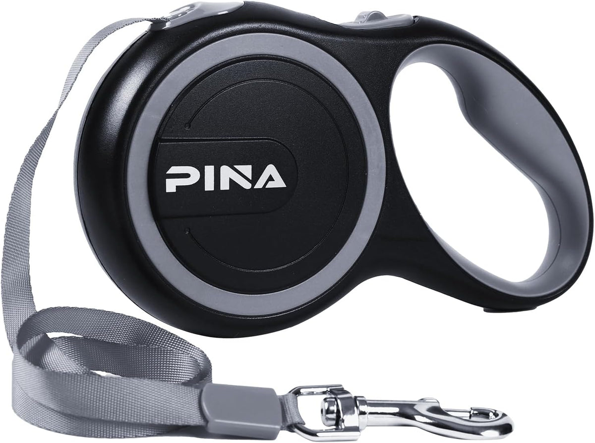 Side view of the durable ABS plastic casing of Pina pet walking leash
