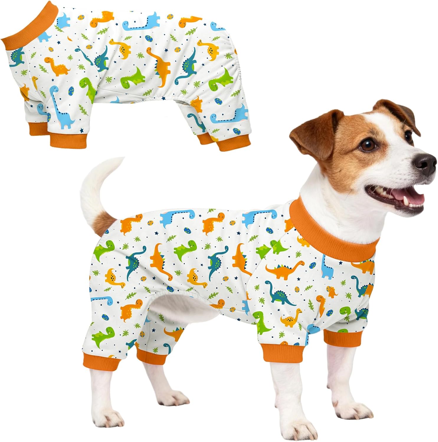 Dog Pajamas for Small Medium Dogs Recovery Suit Dog Pjs Dog Onesie Cute Soft Breathable Puppy Pajamas Pet Spring Summer Stretchy Pjs for Boy Girl - Pink Bows - Image 10