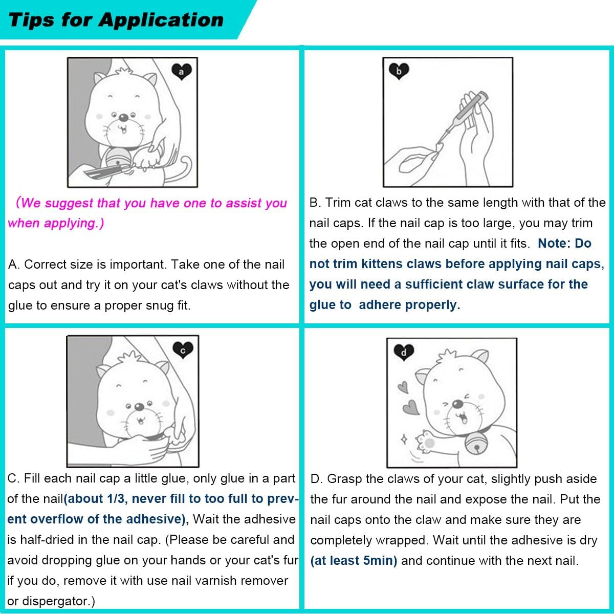 VICTHY cat grooming accessories for scratch prevention close up