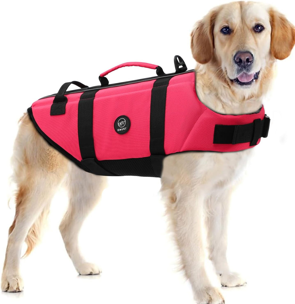 EMUST Dog Life Jacket, XL, NewOrange, Waterproof, Breathable, Adjustable with Rescue Handle, for Swimming Pool Beach Boating - Image 14