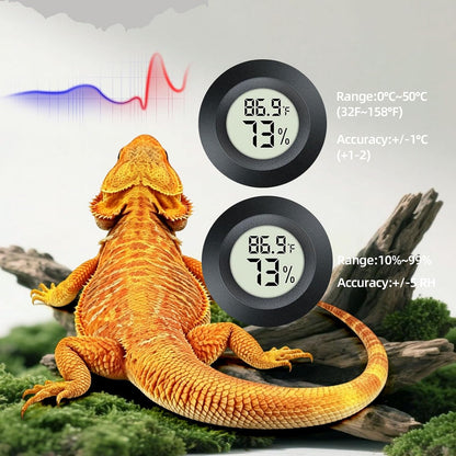 Bearded Dragon Travel Backpack Carrier with Reptile Thermometer and Humidity Gauge Lizard Travel Cage Space Capsule Clear Bubble Window Astronaut Reptile Bag for Ball Python (Pink, Carrier) - Image 4