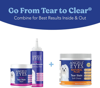 Angels' Eyes ingredients list including cranberry and eyebright powder