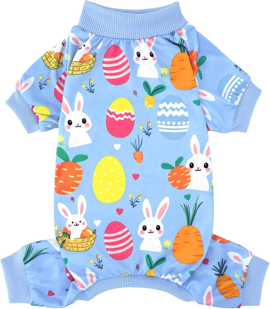 XPUDAC Dog Pajamas Soft Stretchy Duck Dog Clothes for Small Medium Dogs Pet Jumpsuit Puppy Onesie Outfits Cat Apparel-S - Image 14