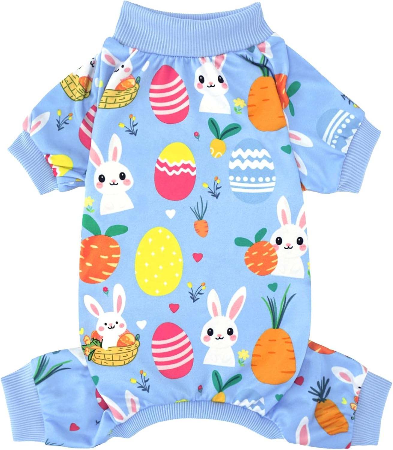 XPUDAC Dog Pajamas Soft Stretchy Duck Dog Clothes for Small Medium Dogs Pet Jumpsuit Puppy Onesie Outfits Cat Apparel-S - Image 14