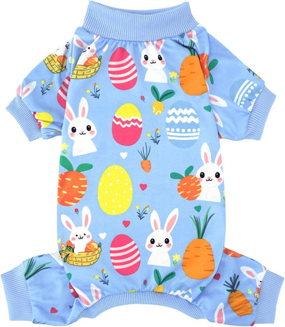 XPUDAC Dog Pajamas Soft Stretchy Duck Dog Clothes for Small Medium Dogs Pet Jumpsuit Puppy Onesie Outfits Cat Apparel-S - Image 14