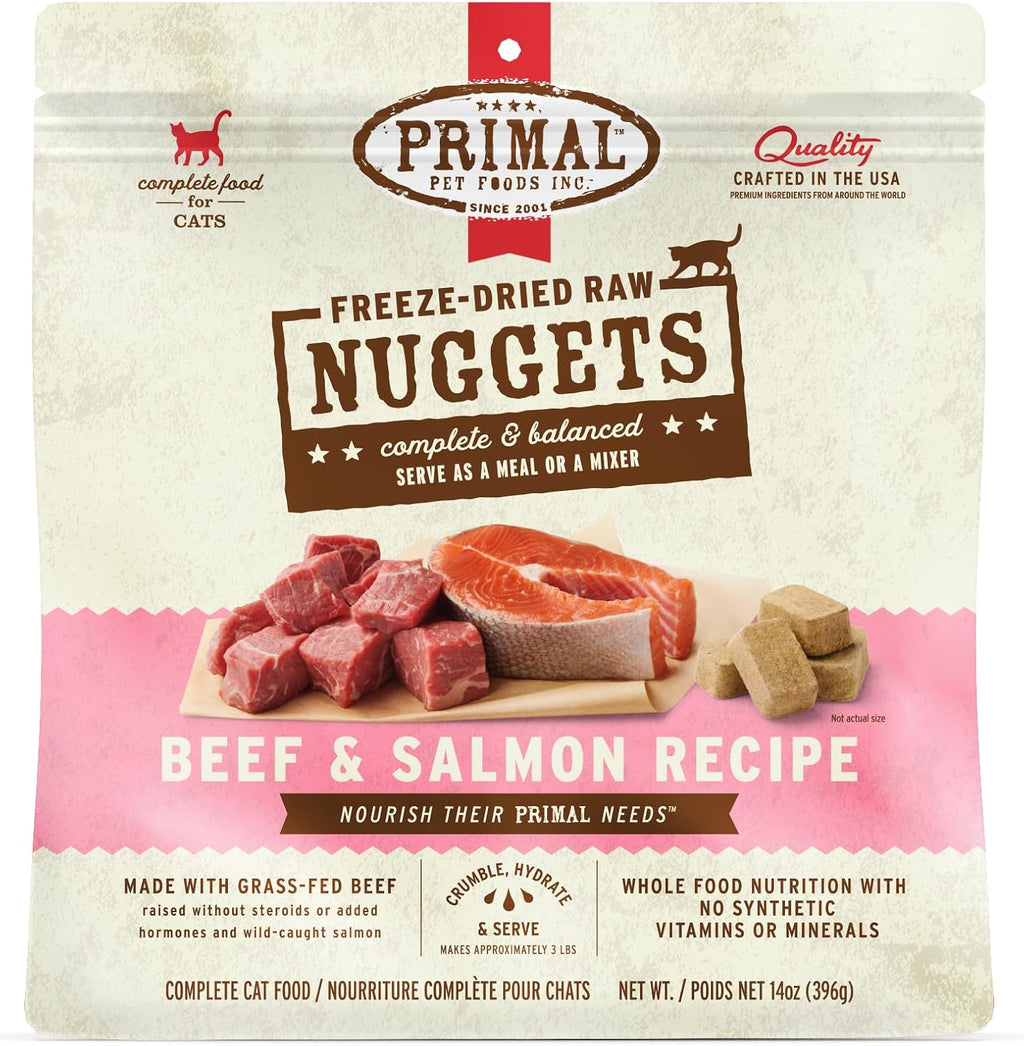 Primal Freeze Dried Raw Cat Food Nuggets Rabbit, Complete & Balanced Meal or Topper, Premium, Healthy, Grain Free, High Protein Raw Cat Food with Probiotics (5.5 oz) - Image 10