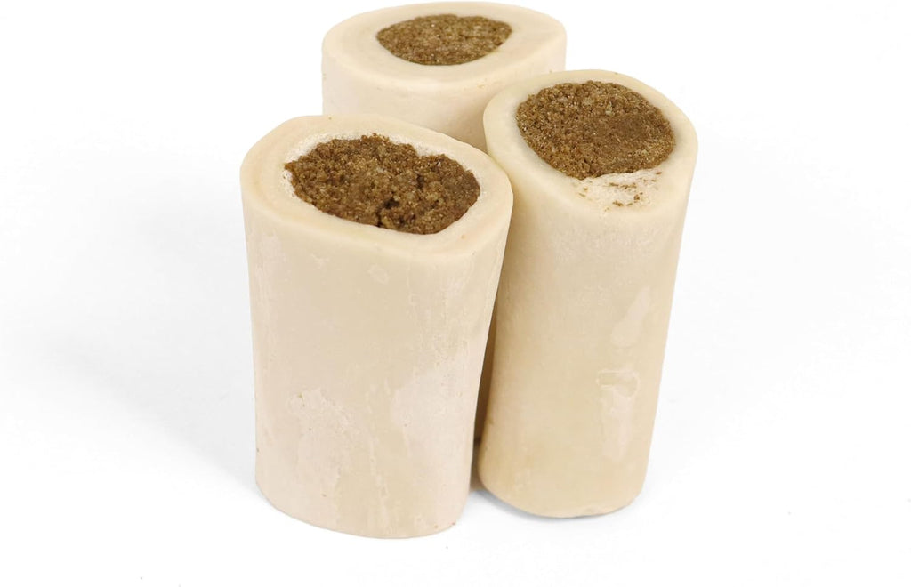 Cadet Stuffed Shin Bone, Long-Lasting Dog Chew Bones for Aggressive Chewers, High Protein Filled Bone Dental Chew for Dogs, Peanut Butter Flavor Filling, 3-4" for Small Dogs, 3 Pack - Image 10