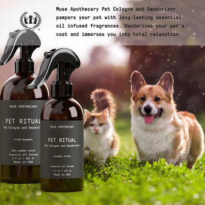 Muse Apothecary dog perfume Fresh Bouquet scent four fluid ounces bottle