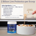 Rx Vitamins Rx Biotic prebiotic and probiotic powder for pet diarrhea relief