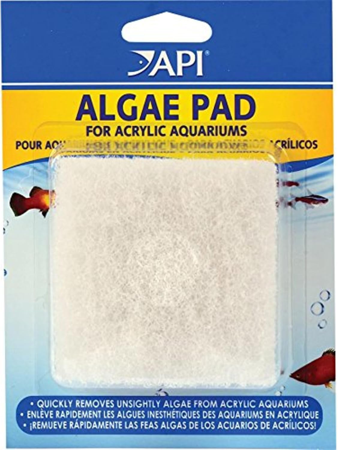 API Algae Pad for Acrylic Aquariums front view packaging