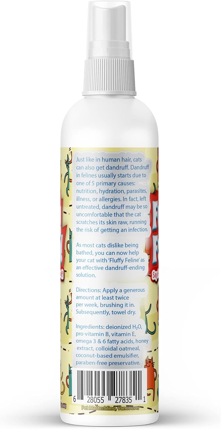 Pet MasterMind 8 fluid ounces bottle back label details