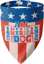 250th Anniversary Dog Bandana, American Flag Triangle Scarf, Adjustable Snap Button Patriotic Neckwear for Large Breeds (30-75lbs) - Image 11
