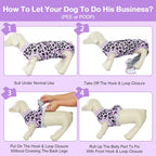 Kuoser breathable pet cone alternative purple leopard clothing pattern close up
