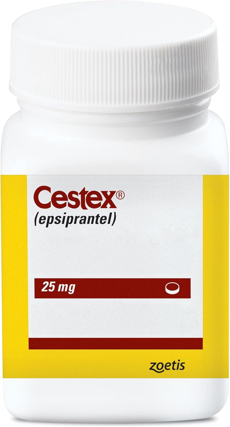 Clinical packaging of Cestex dog and cat deworming tablets