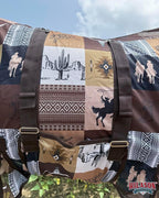 Hilason poly nylon mesh horse rug double buckle closure