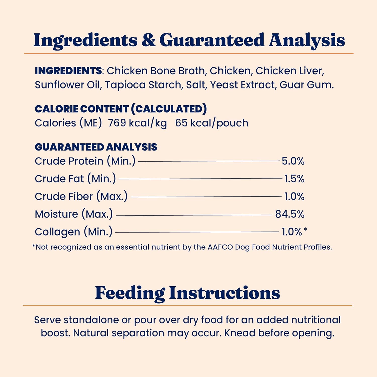 Solid Gold Bone Broth Cat Food Topper - Limited Ingredient Lickable Cat Broth Pouches w/Chicken Protein Shreds & Collagen for Hydration & Gut Support - Easy to Serve Gravy for Cats Meal Topper - 12ct - Image 9