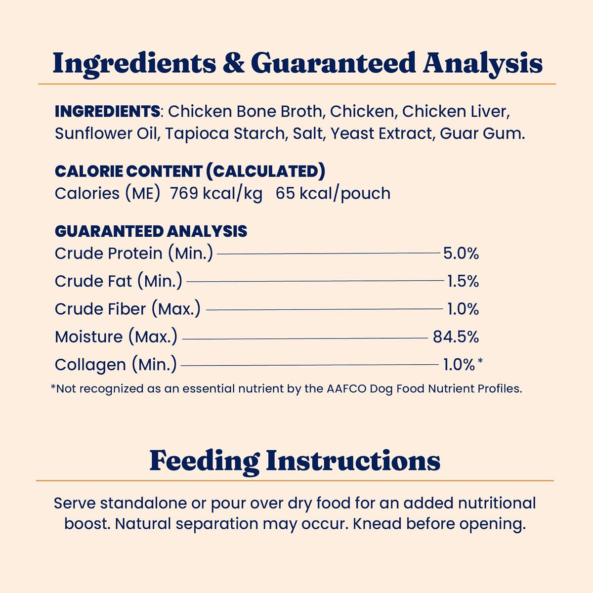 Solid Gold Bone Broth Cat Food Topper - Limited Ingredient Lickable Cat Broth Pouches w/Chicken Protein Shreds & Collagen for Hydration & Gut Support - Easy to Serve Gravy for Cats Meal Topper - 12ct - Image 9