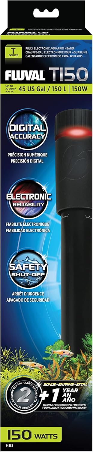 Fluval T200 Fully Electronic Heater for Freshwater Aquariums up to 65 Gal. - Image 9