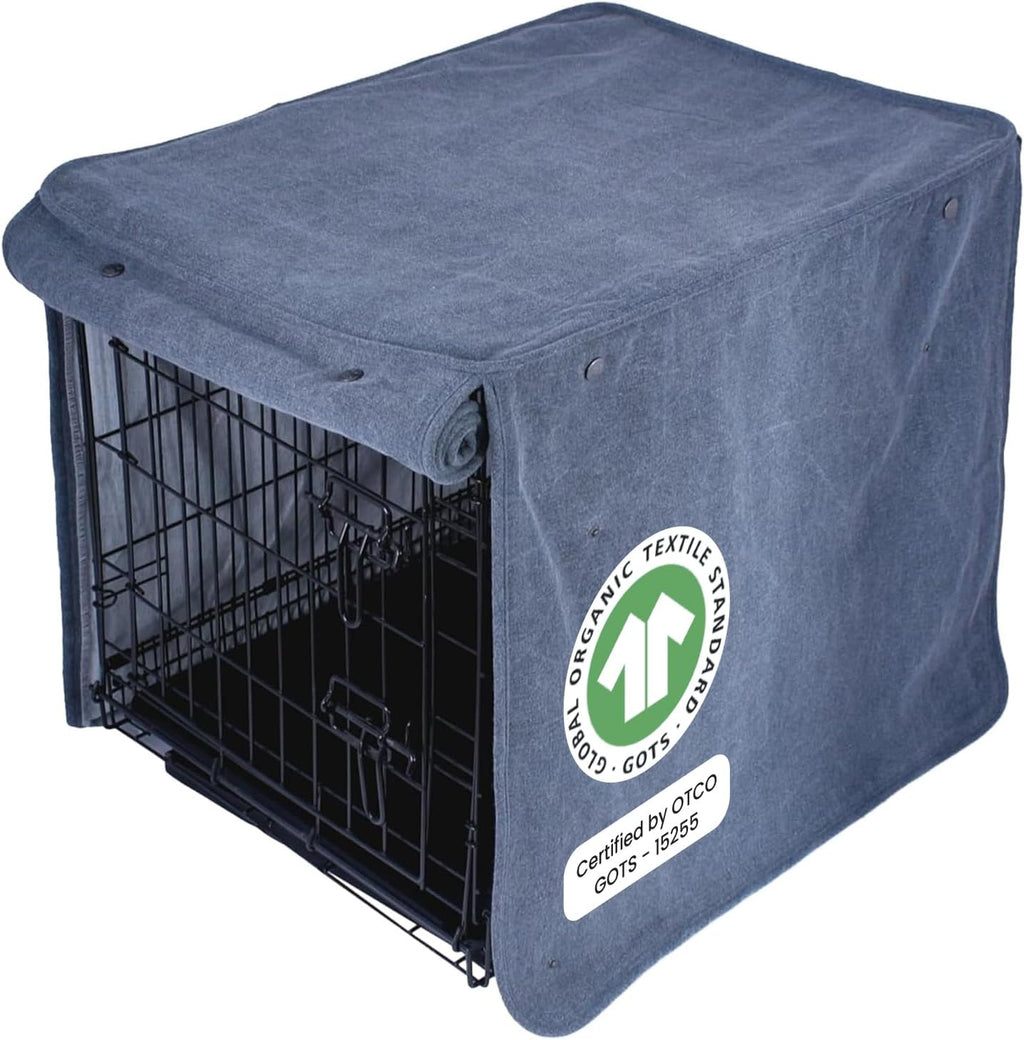Molly Mutt Wild Horses Dog Crate Cover, 100% Cotton Canvas Cover with 2 Roll-Up Panels, Ideal for Dog or Cat Crate, Durable, Washable, and Free of Harmful Chemicals, 36" x 24" x 27" - Image 10