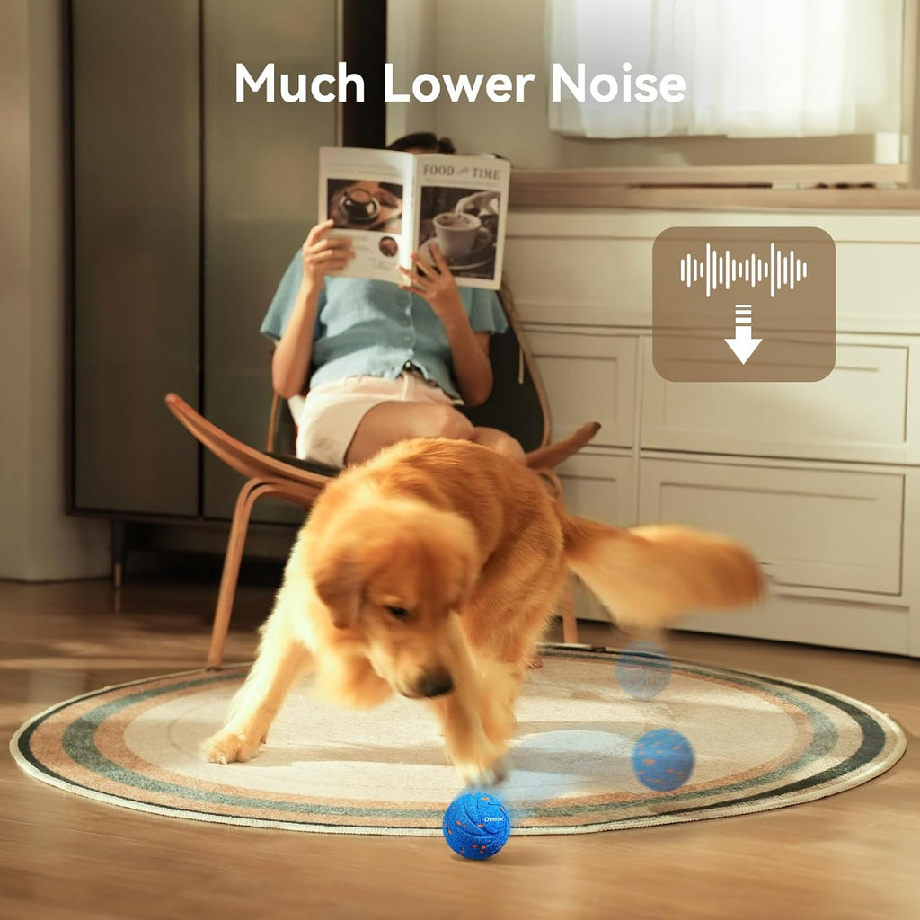 Cheerble Smart Interactive Dog Toy, Wicked Ball AIR, Automatic Moving, Bouncing, and Rotating, E-TPU Material, IPX7 Waterproof Rating, Active Rolling Ball for Puppy, Medium and Large Dogs - Image 9