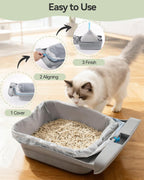 AWoHH heavy duty polymer blend cat waste liners close up view