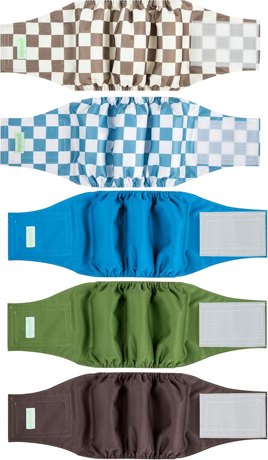 wegreeco Small Dog Diapers Male,Reusable Belly Bands for Male Dogs,Washable Doggie Puppy Diapers Wraps,Medium Large Size(5 Pack Small) - Image 9