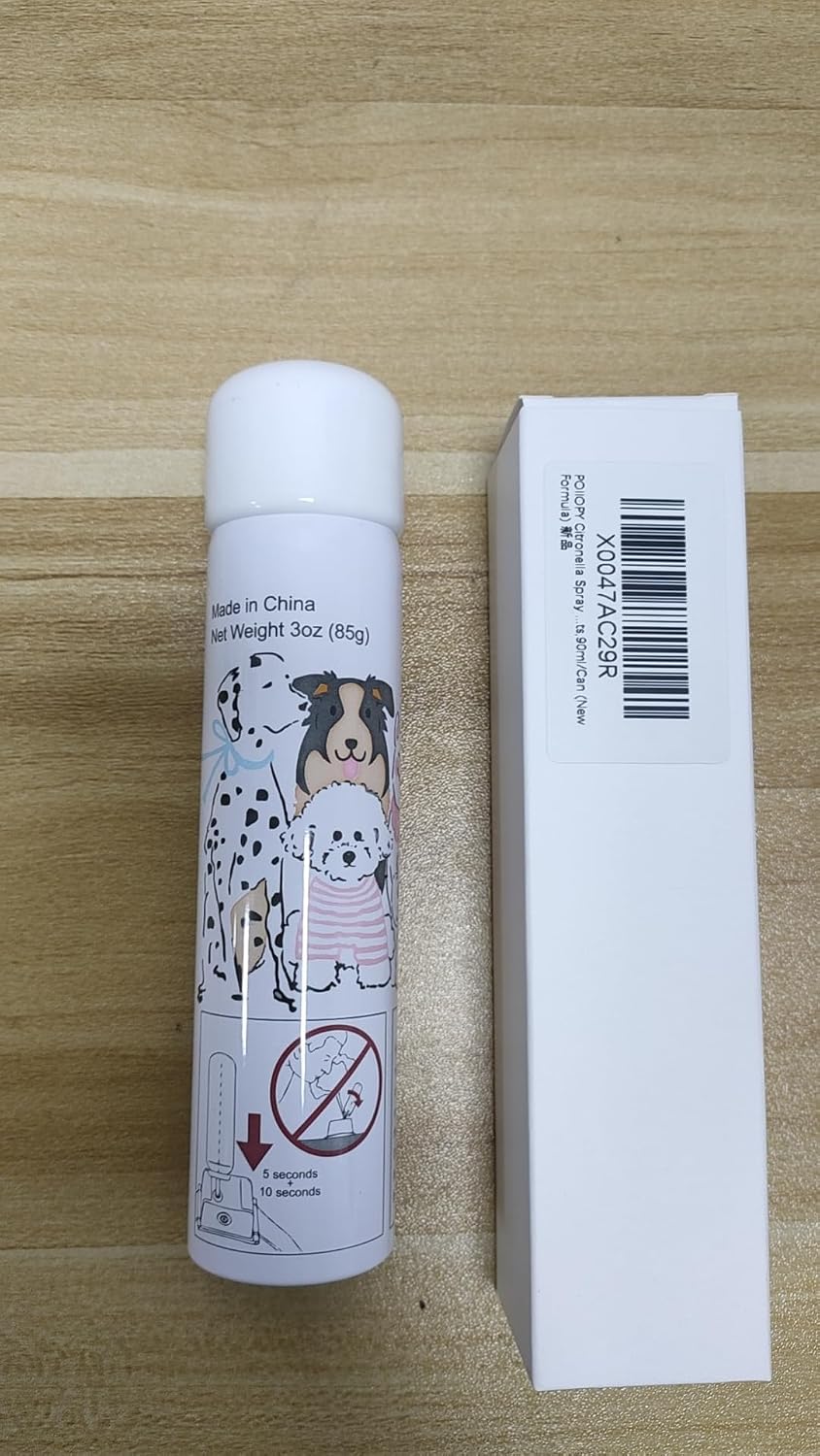 Human and safe citronella refill for training collars