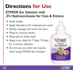 Close up of Zymox 1.25 fluid ounce ear solution bottle