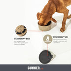 GUNNER K9 companion food and water bowl with Punchseal lid sealed tight